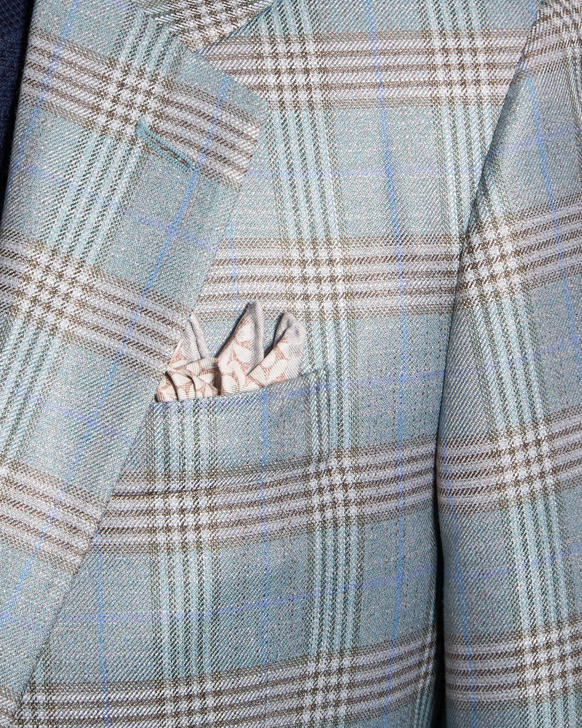 Bamboo Viscose Check Sports Jacket - Image 7