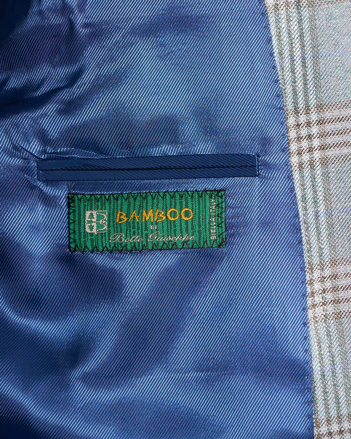 Bamboo Viscose Check Sports Jacket - Image 8