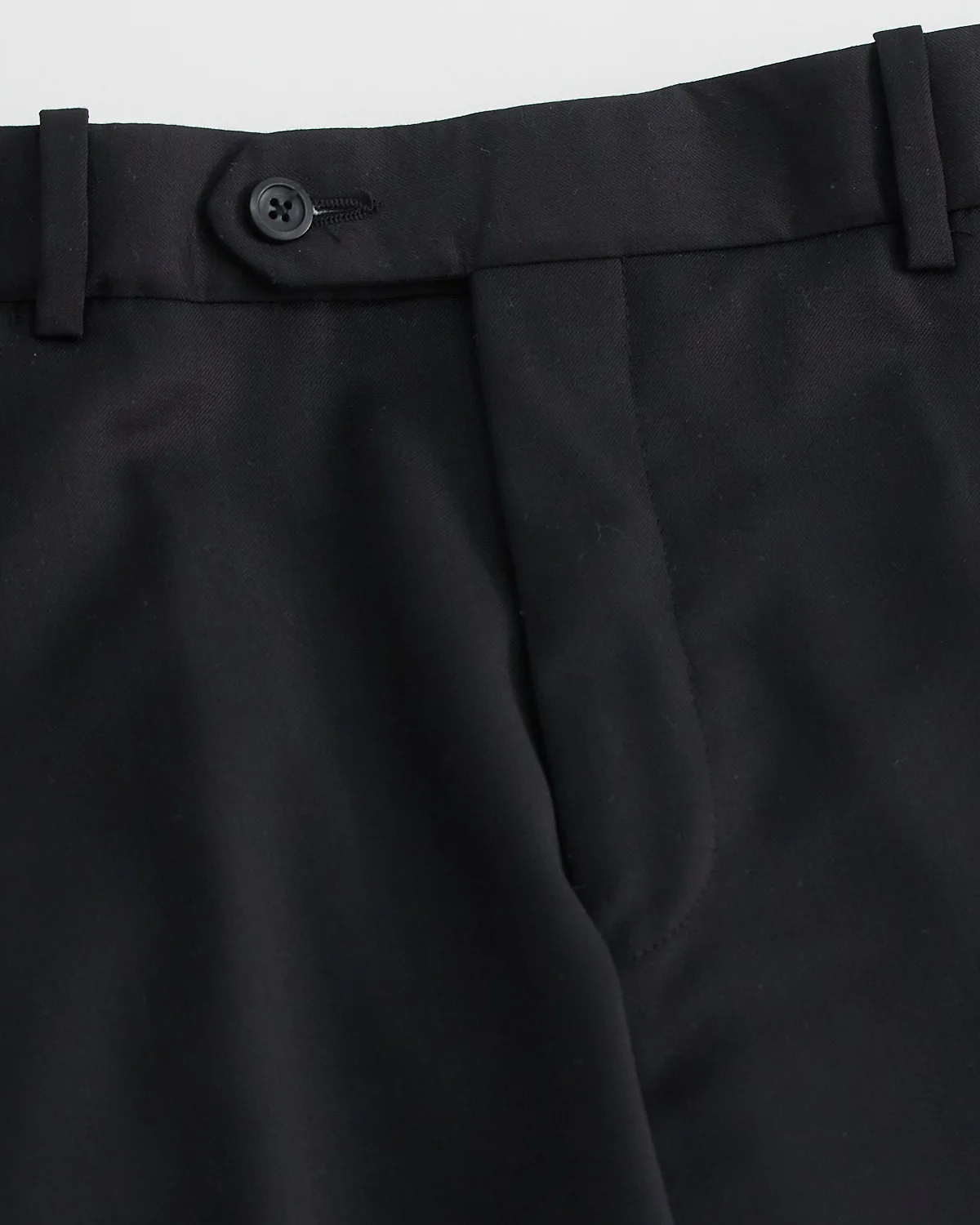 'Cade' Super 100S Black Wool Pants - Image 5