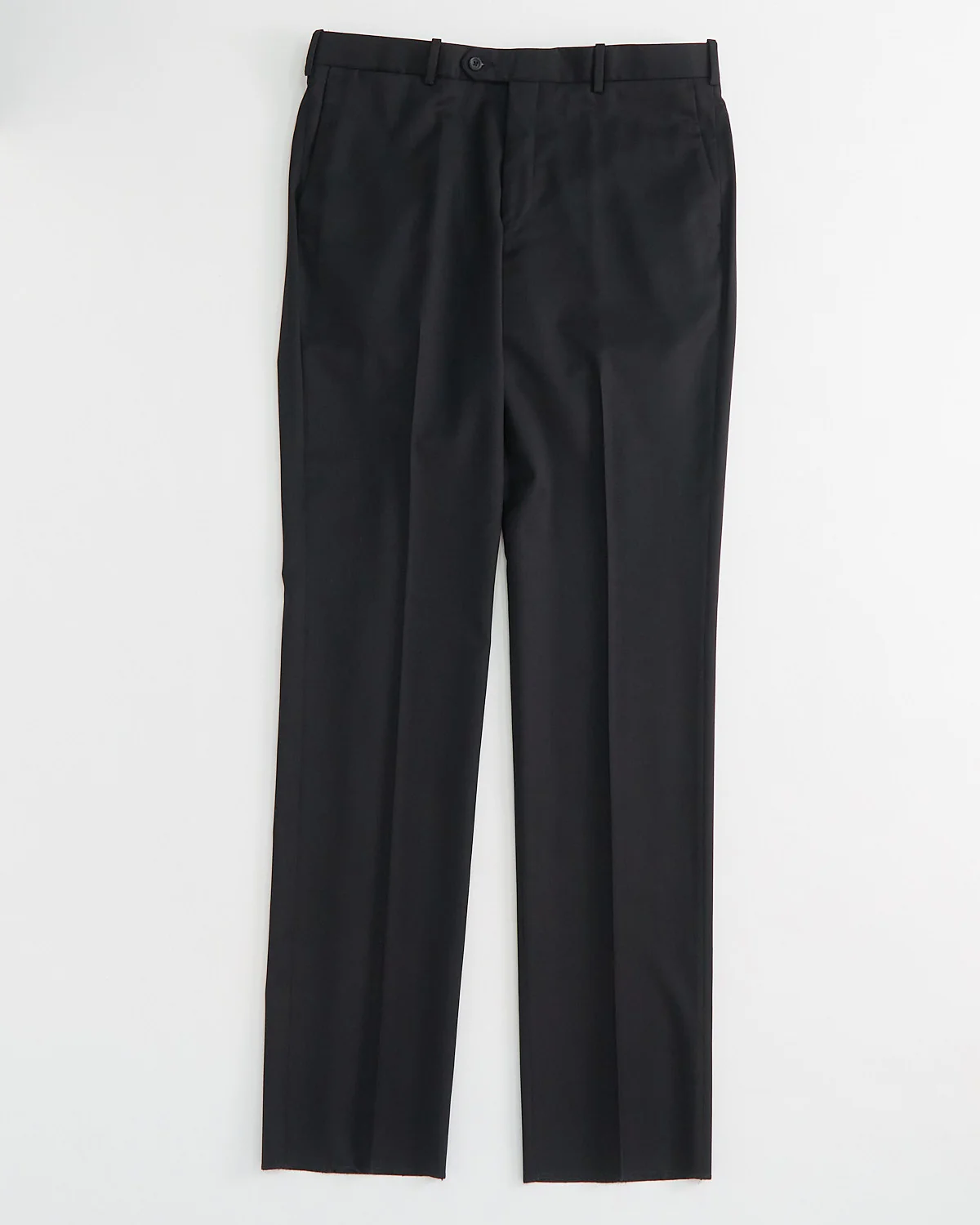 'Cade' Super 100S Black Wool Pants - Image 6