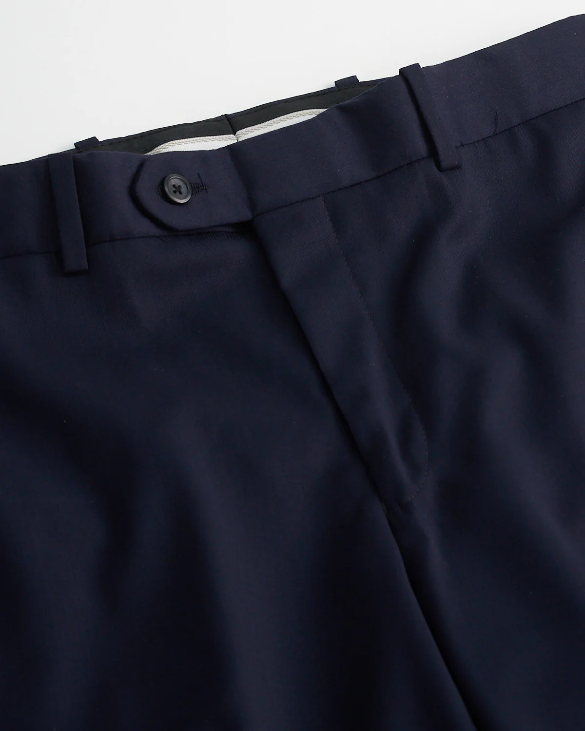 'Cade' Super 100S Navy Wool Pants - Image 5