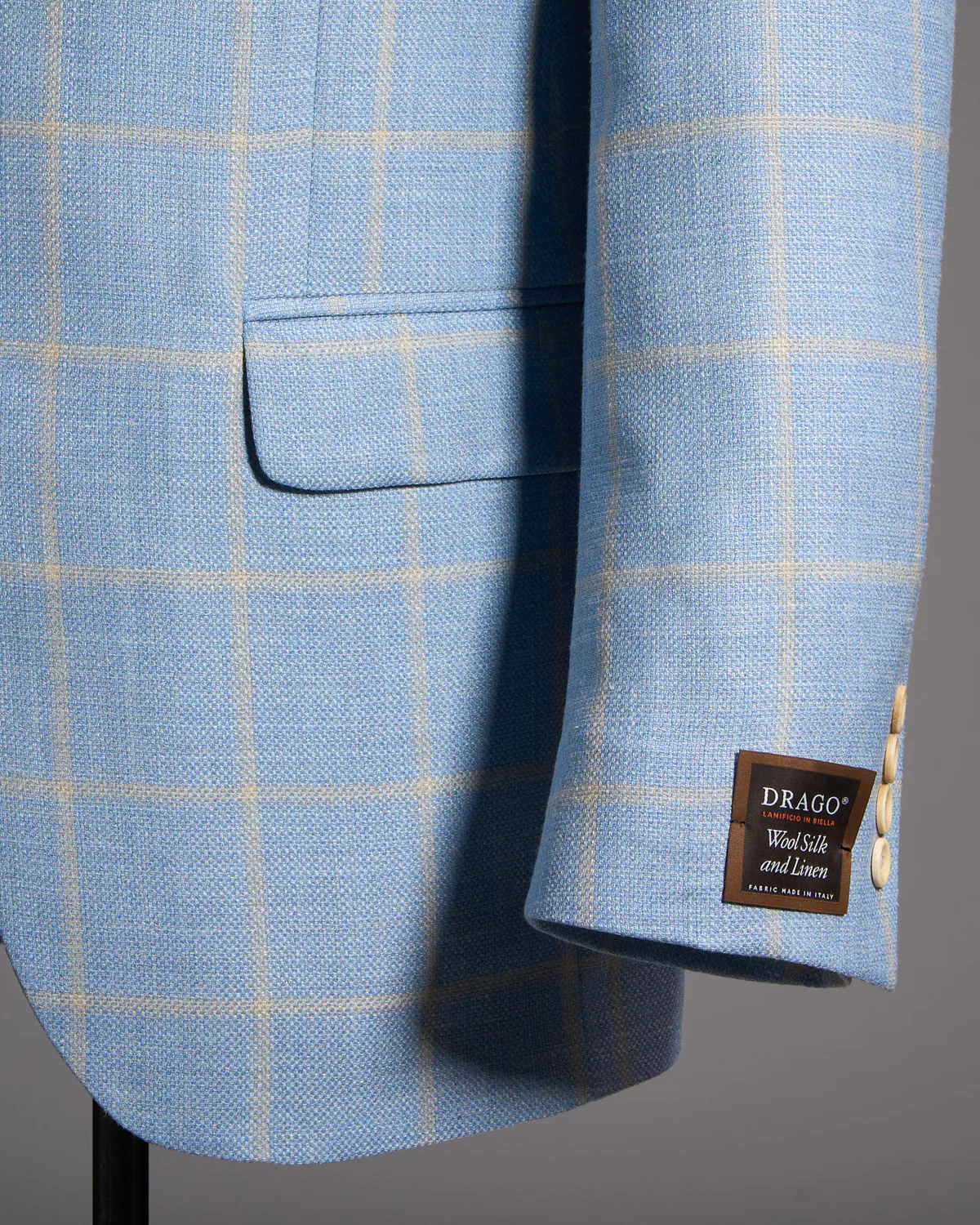 Drago Textured Windowpane Sports Jacket - Image 4