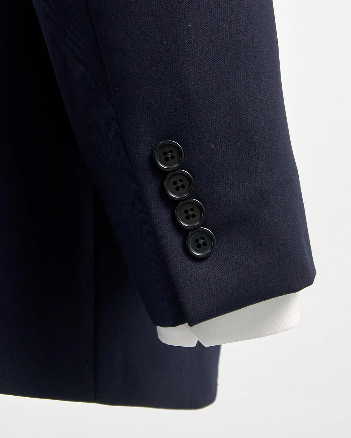 'Gibson' Super 100S Navy Wool Jacket - Image 7