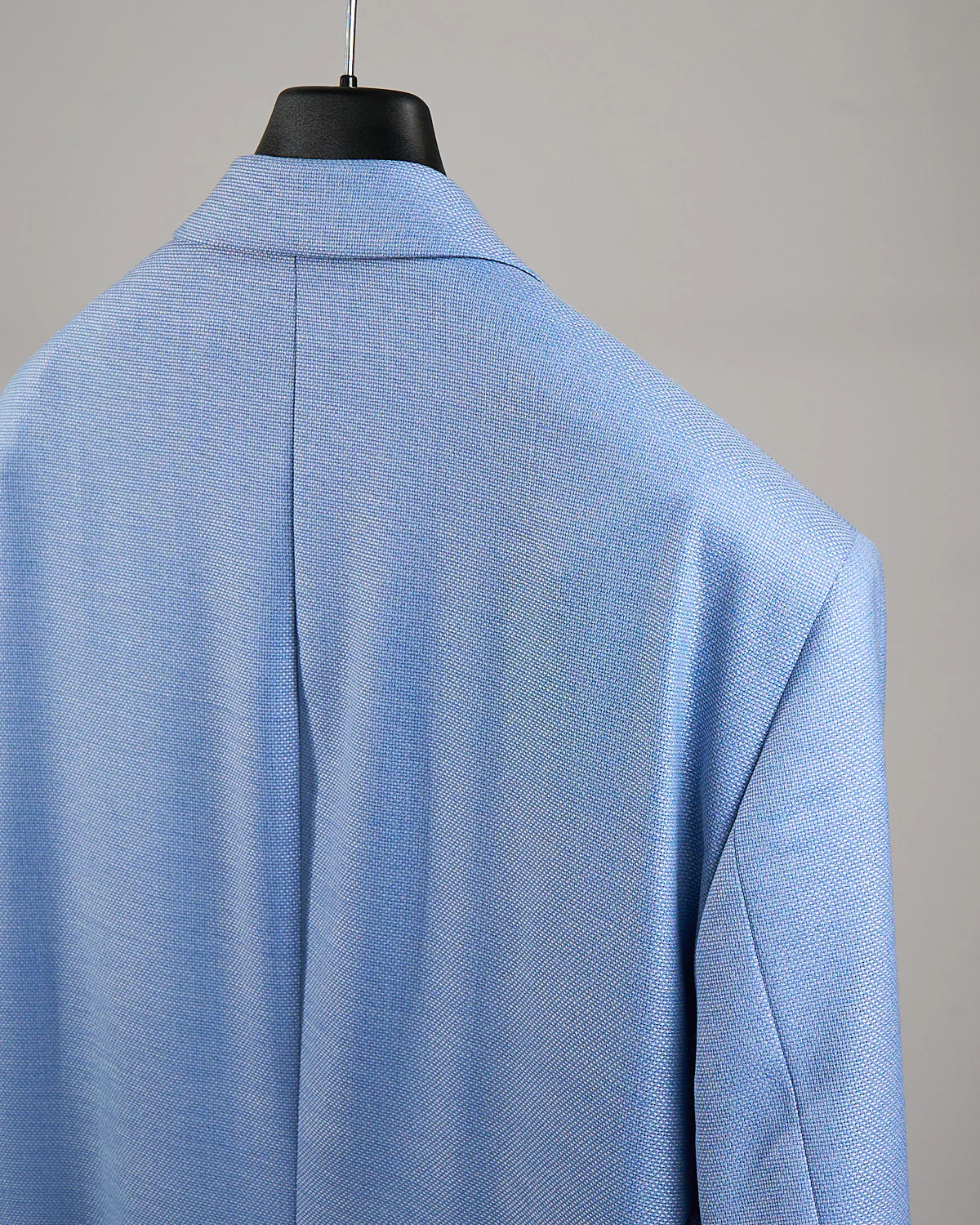 Ice Blue Hopsack Sport Jacket - Image 5