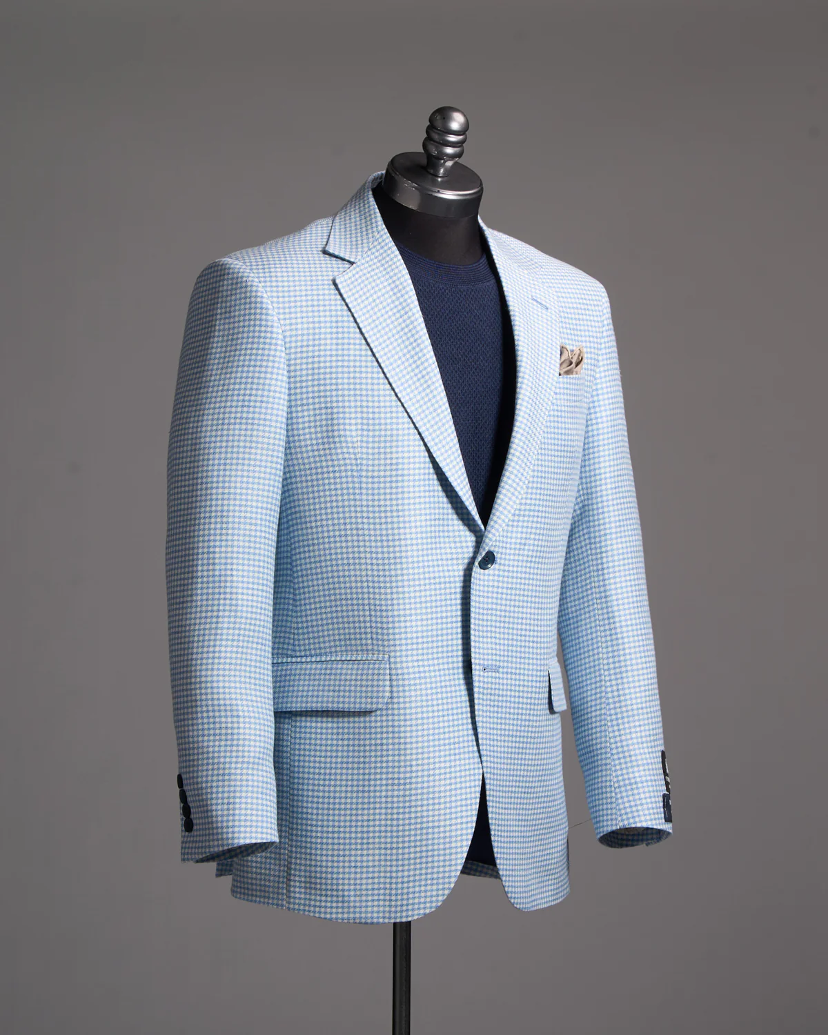 Reda Wool & Linen Check Sports Jacket