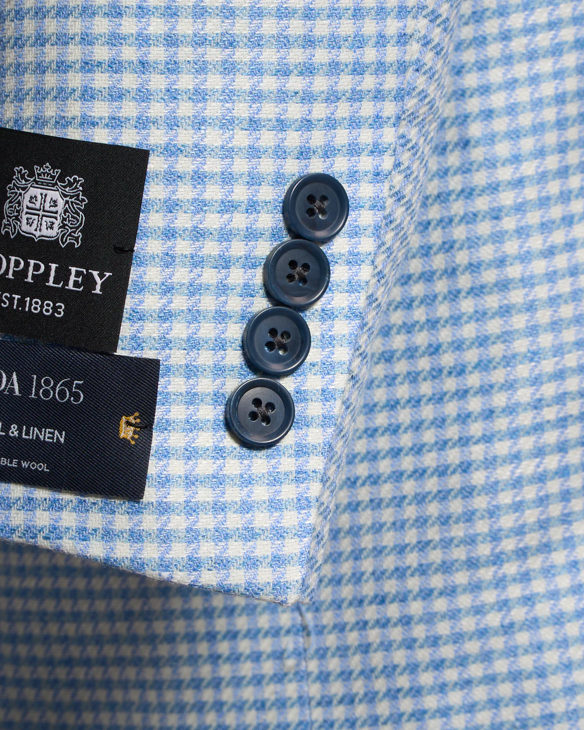 Reda Wool & Linen Check Sports Jacket - Image 7