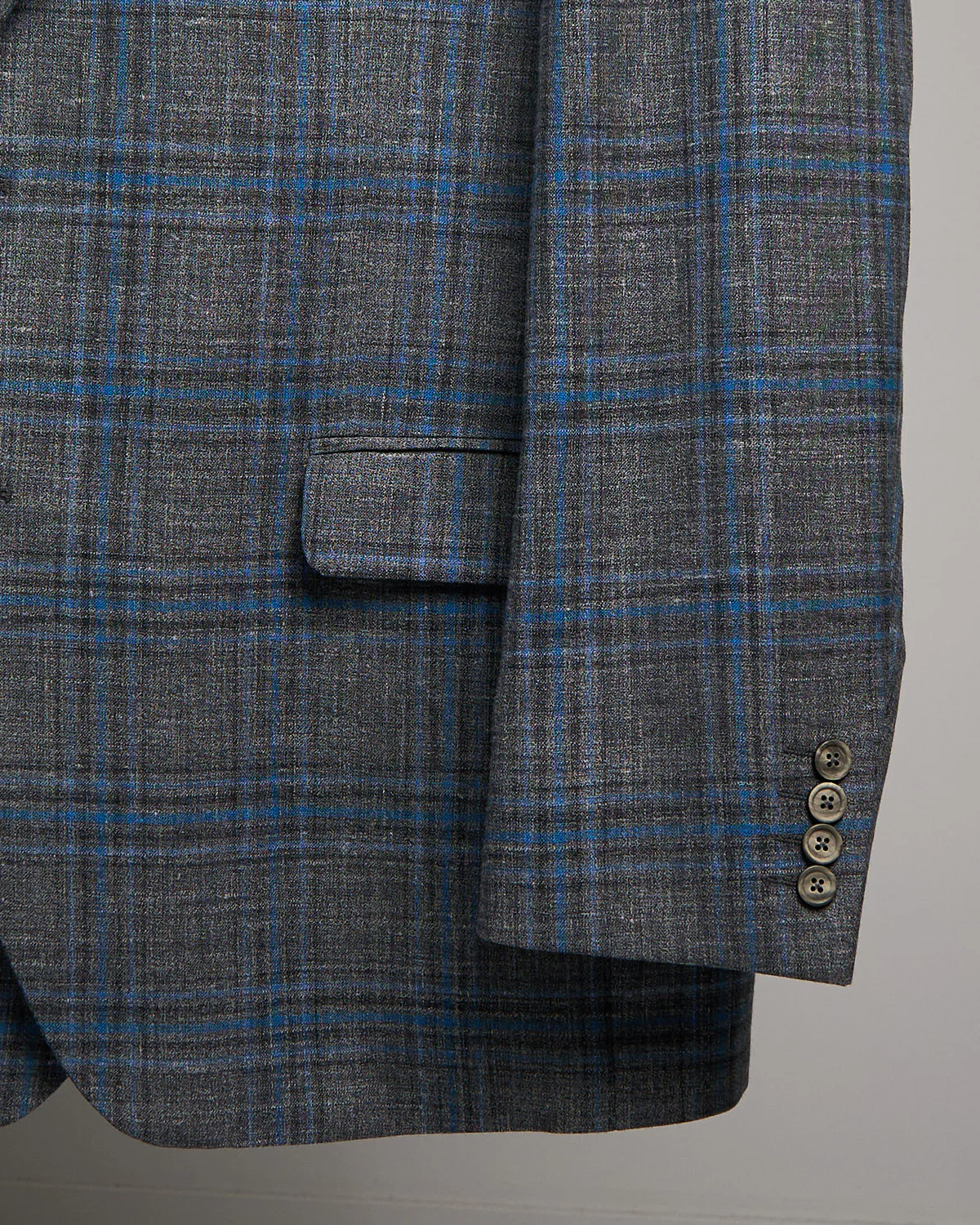 Silver & Blue Summertime Check Sport Jacket - Image 5
