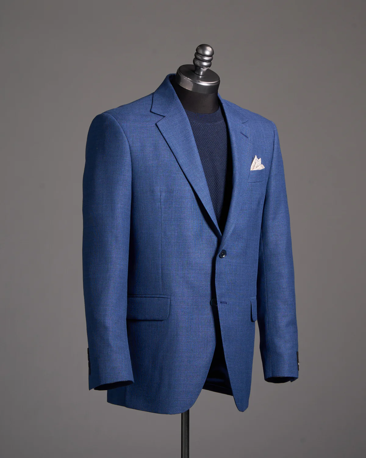 Solid Textured Sports Jacket