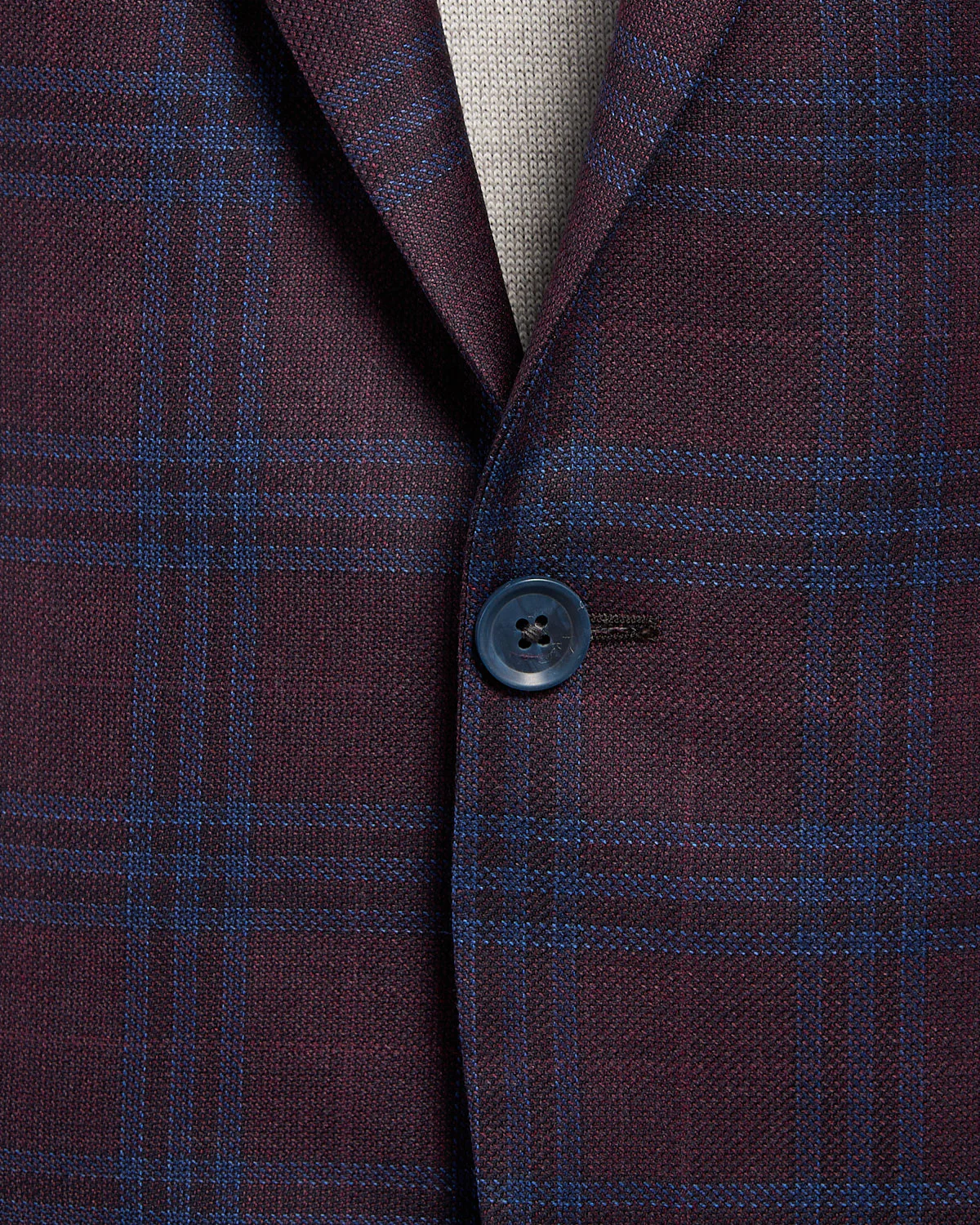 Super 130's Wool Check 'Gibson' Fit Sport Jacket - Image 4