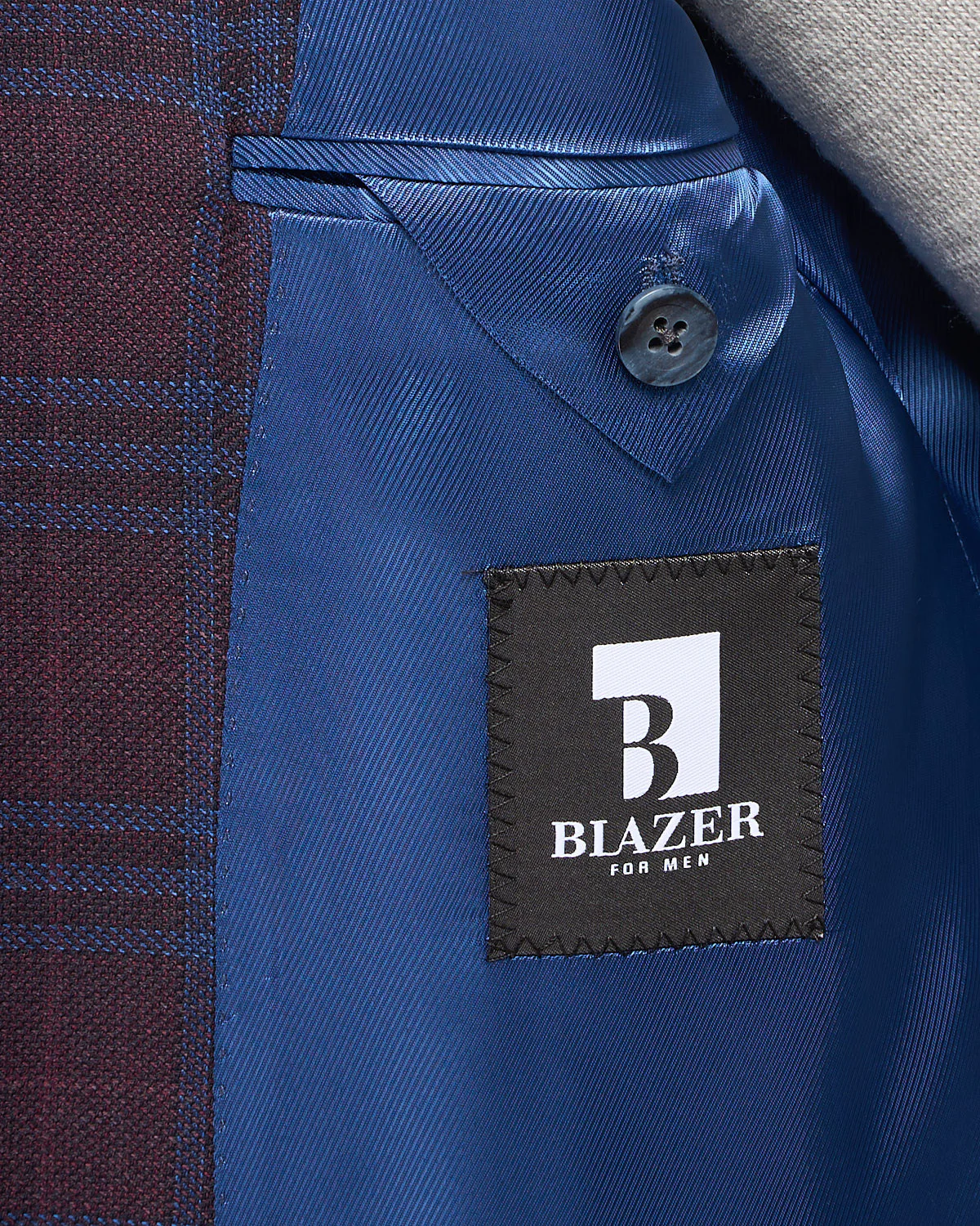 Super 130's Wool Check 'Gibson' Fit Sport Jacket - Image 8