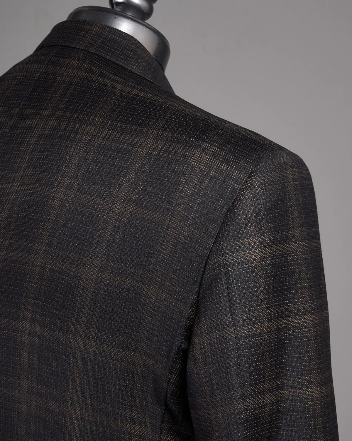 Super 130's Wool Check 'Gibson' Fit Sport Jacket - Image 3