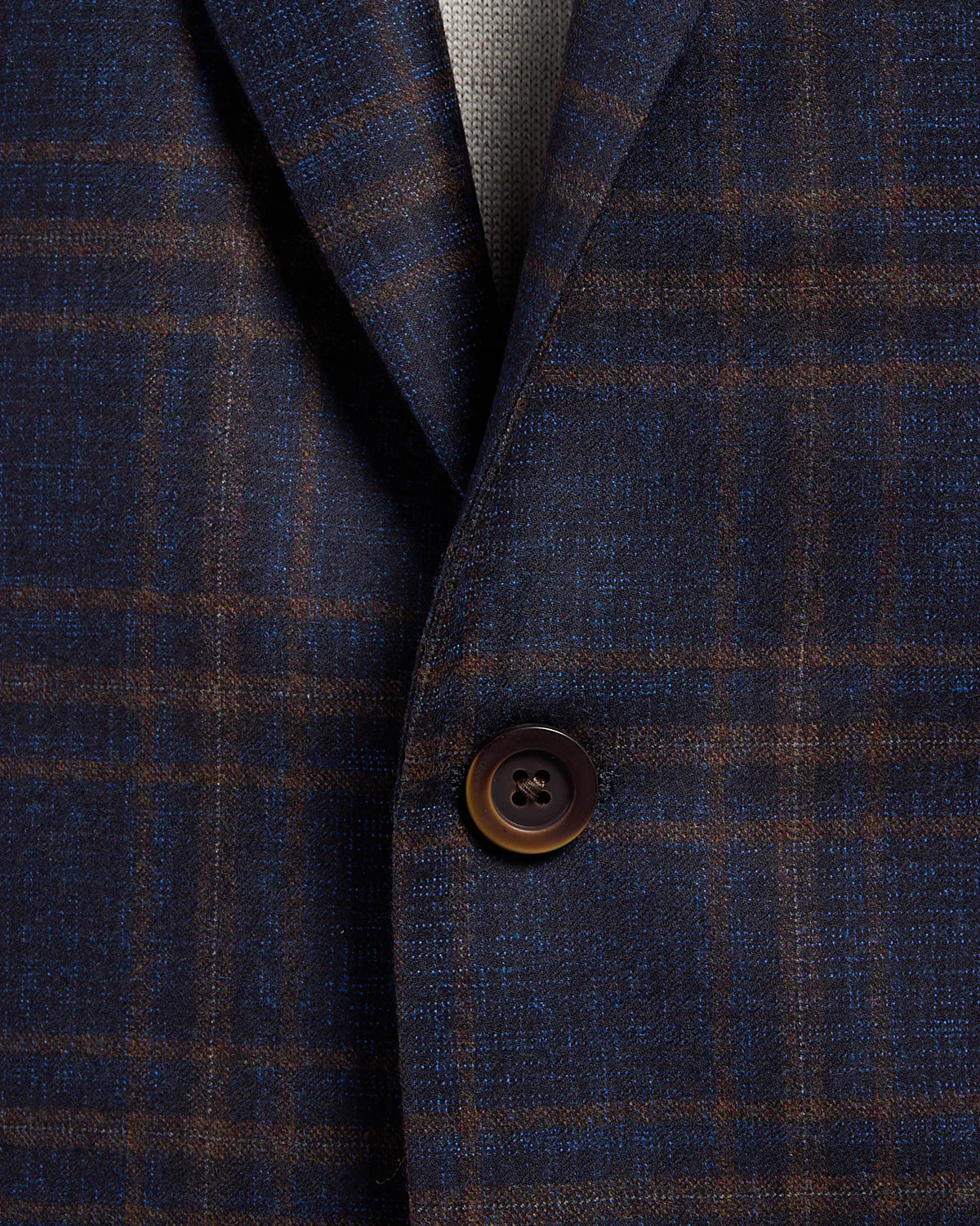 Super 130's Wool Check 'Gibson' Fit Sport Jacket - Image 3