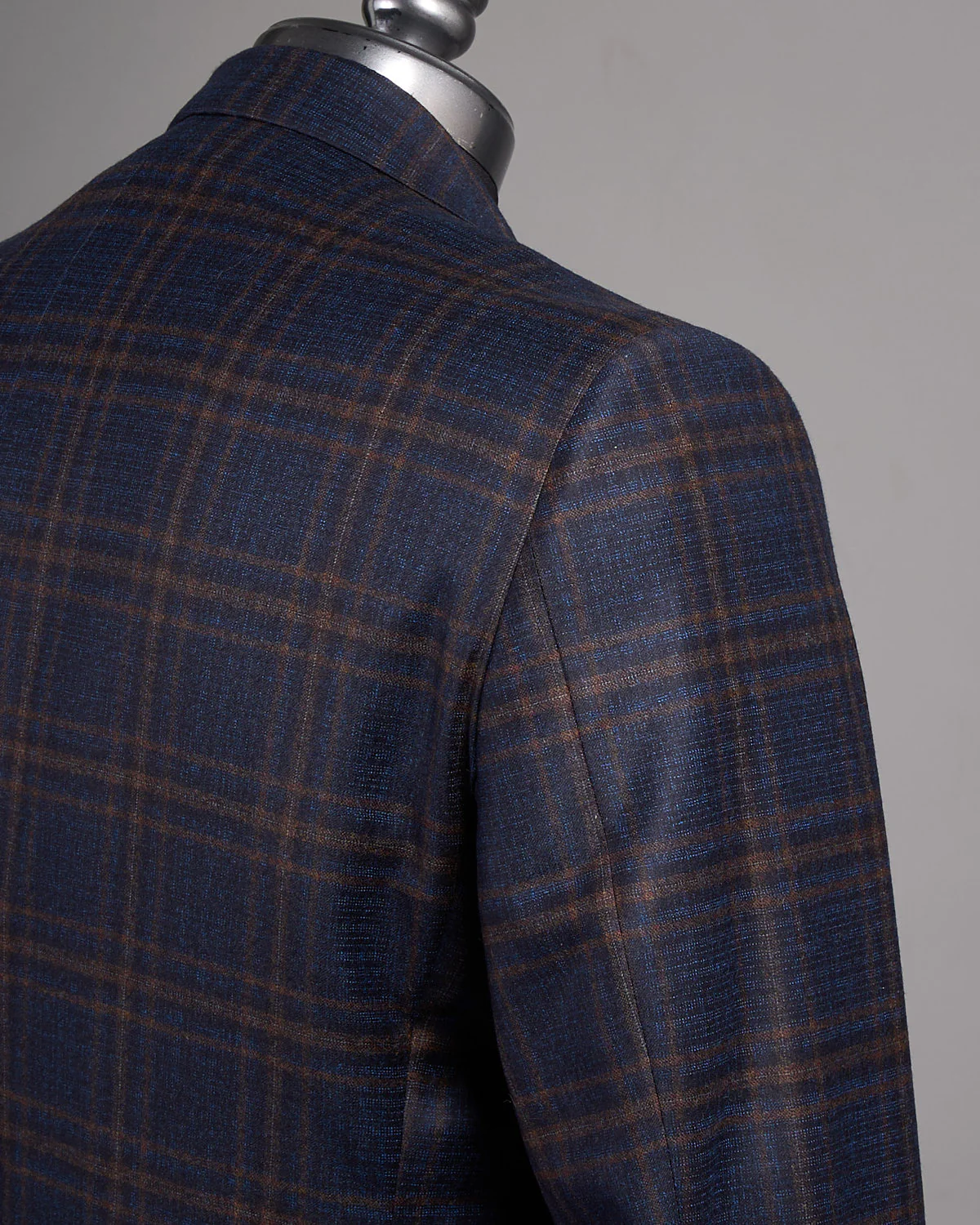Super 130's Wool Check 'Gibson' Fit Sport Jacket - Image 6