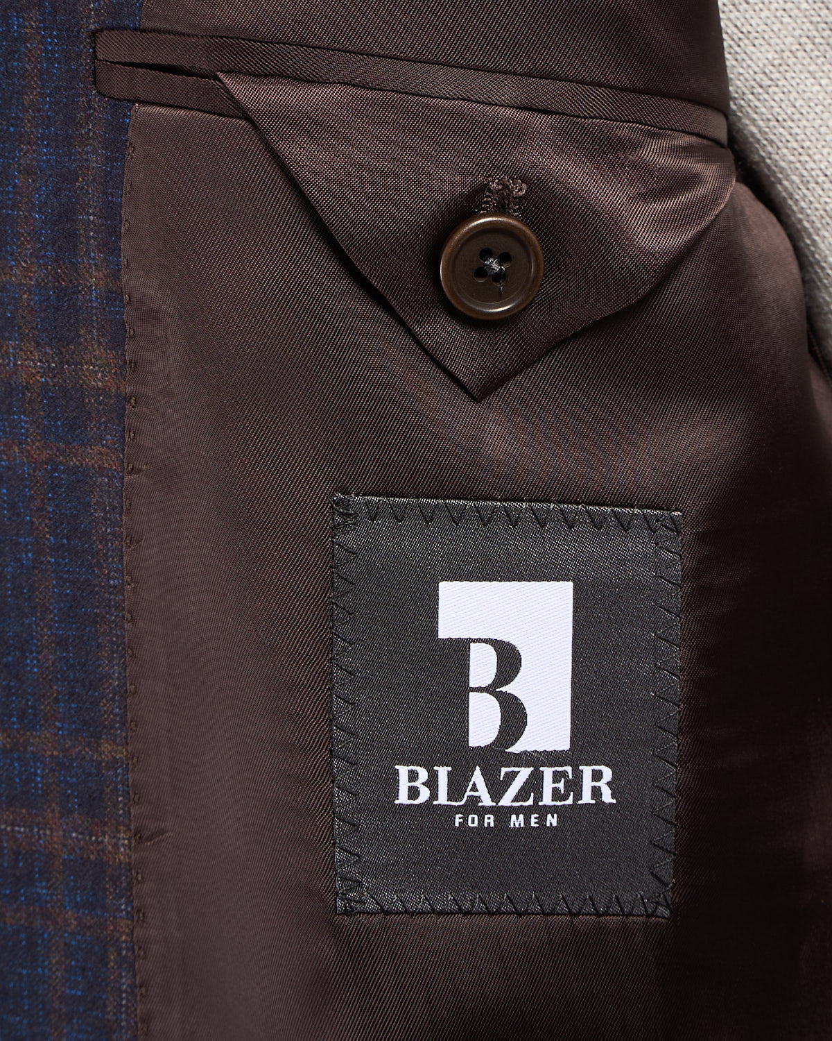 Super 130's Wool Check 'Gibson' Fit Sport Jacket - Image 8