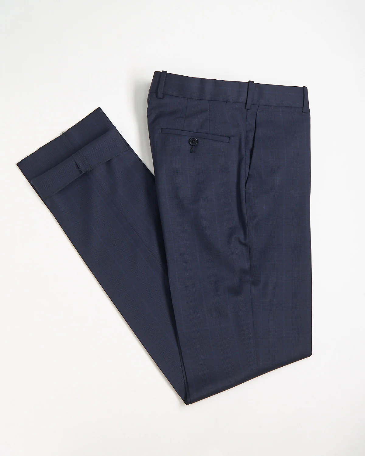 Tonal Check Super 110's Wool 'Gibson' Regular Fit Suit - Image 11
