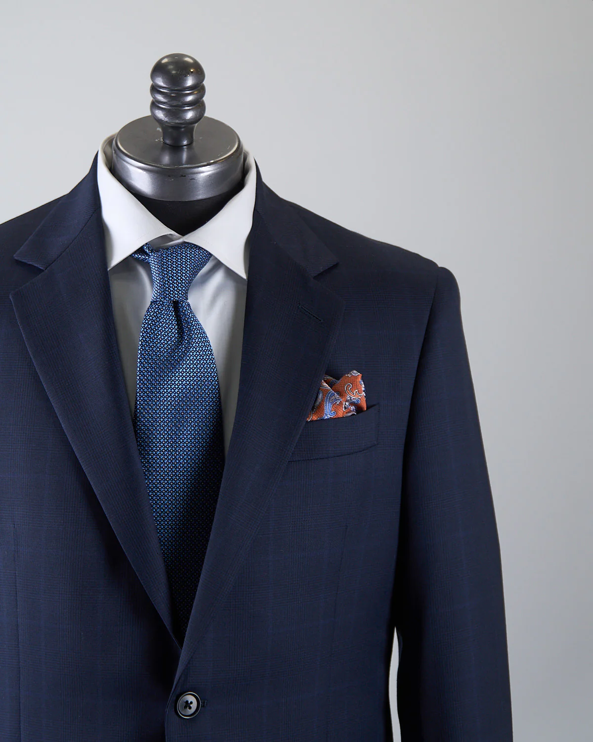 Tonal Check Super 110's Wool 'Gibson' Regular Fit Suit - Image 2