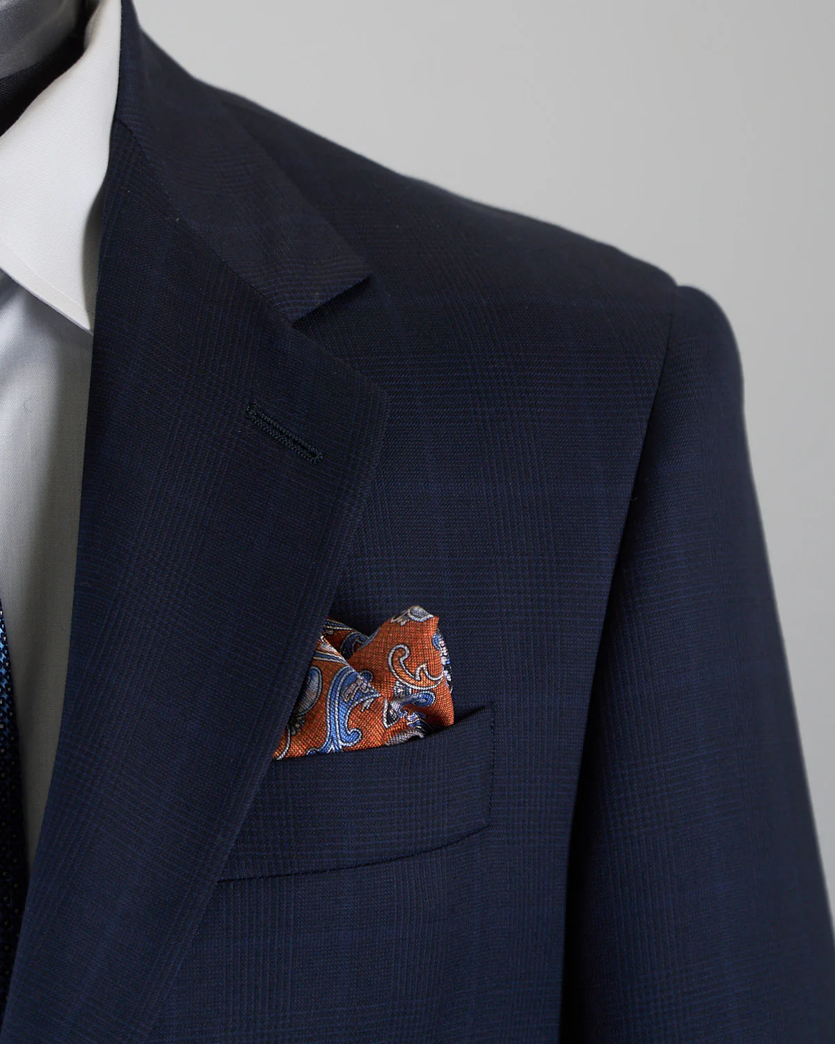 Tonal Check Super 110's Wool 'Gibson' Regular Fit Suit - Image 3