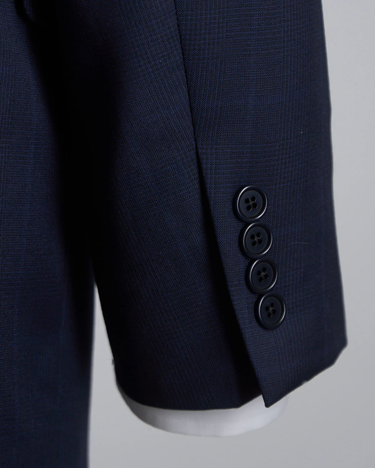 Tonal Check Super 110's Wool 'Gibson' Regular Fit Suit - Image 5