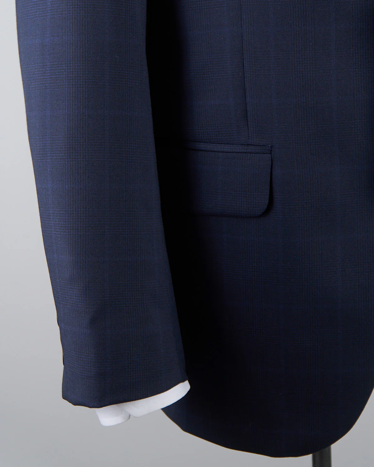 Tonal Check Super 110's Wool 'Gibson' Regular Fit Suit - Image 6