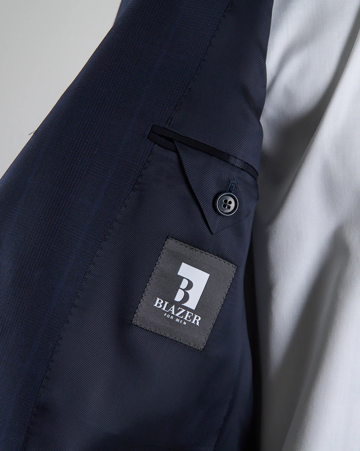 Tonal Check Super 110's Wool 'Gibson' Regular Fit Suit - Image 7