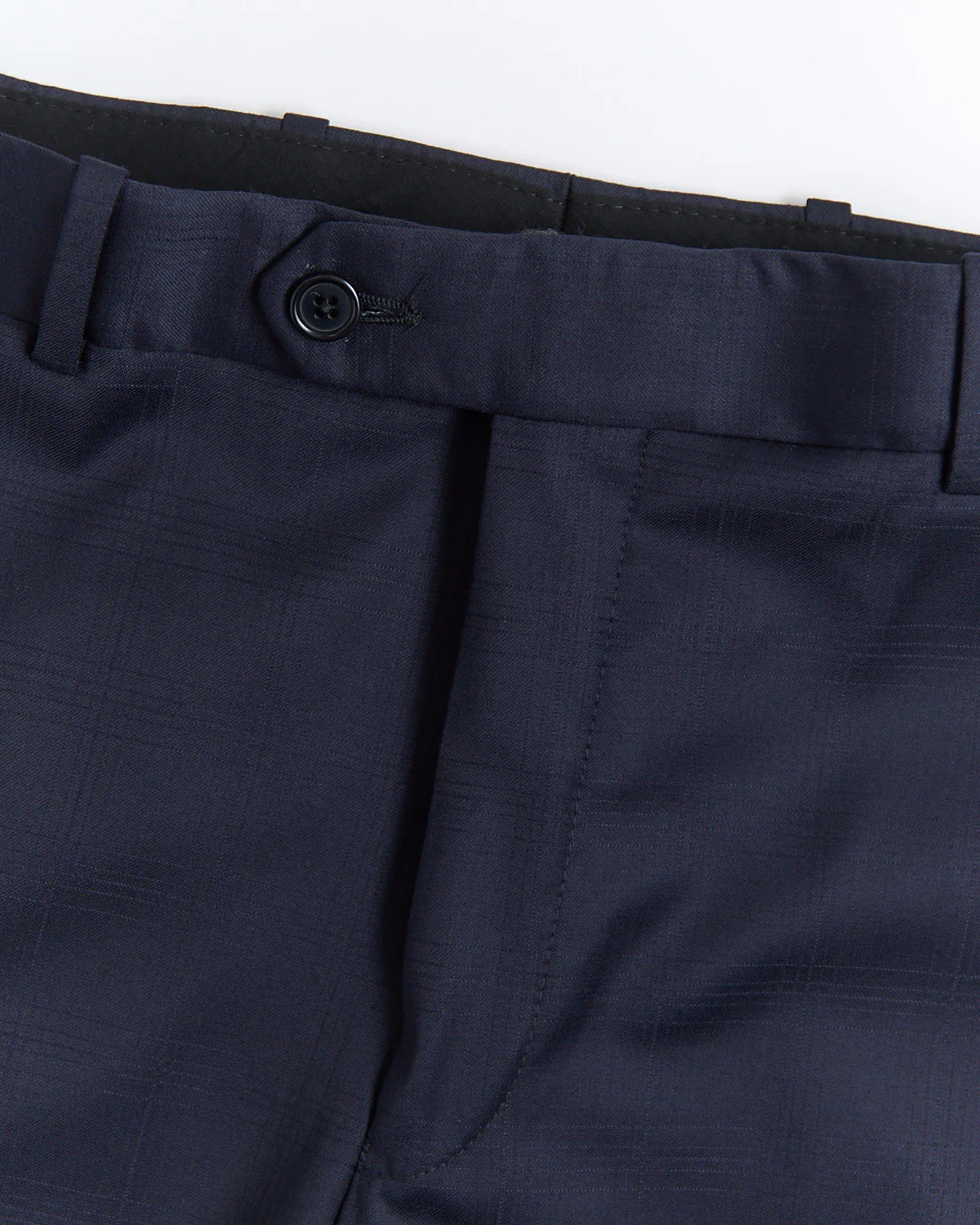 Tone On Tone Jacquard Check Super 110's Stretch 'Gibson' Regular Fit Suit - Image 25