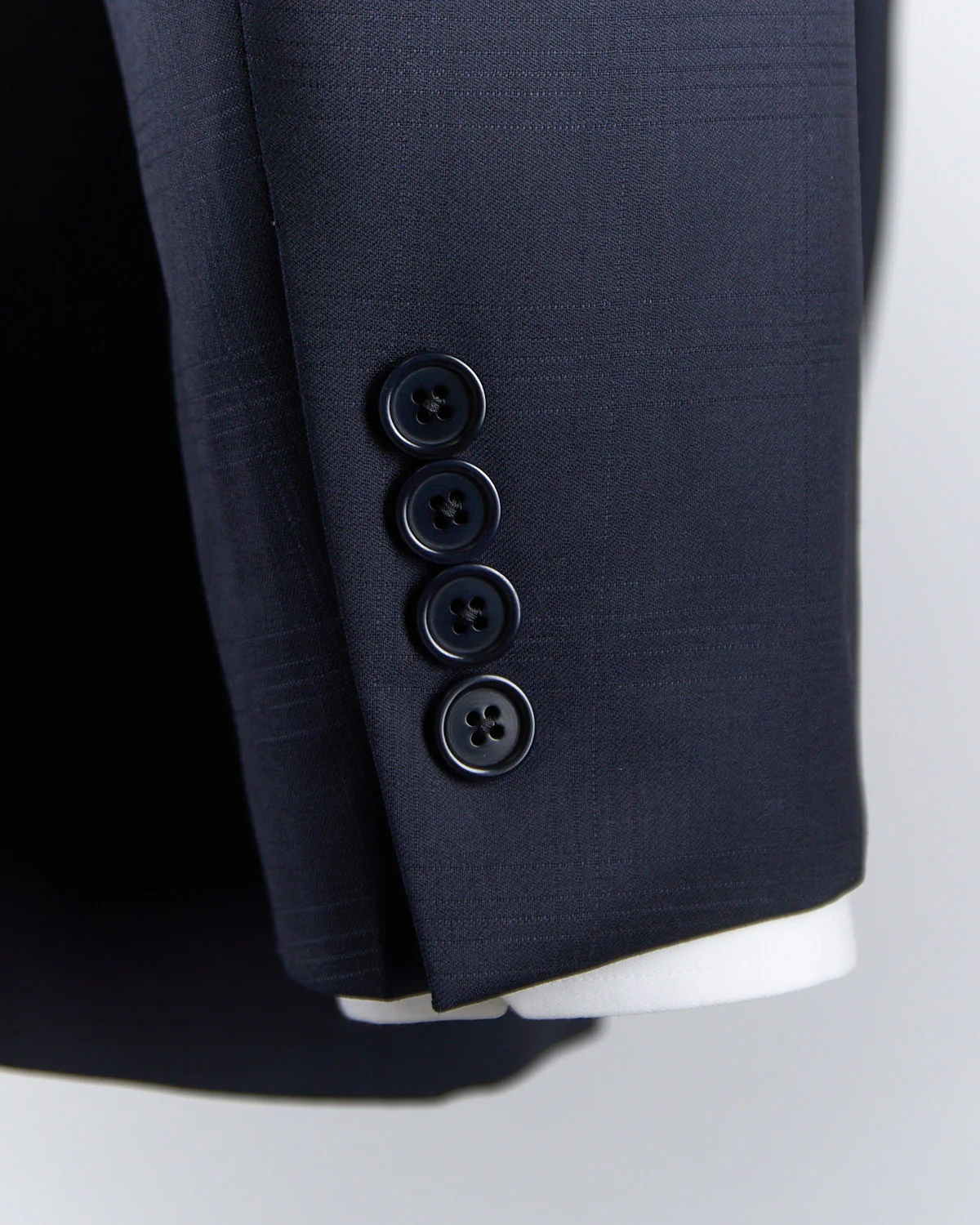 Tone On Tone Jacquard Check Super 110's Stretch 'Gibson' Regular Fit Suit - Image 5