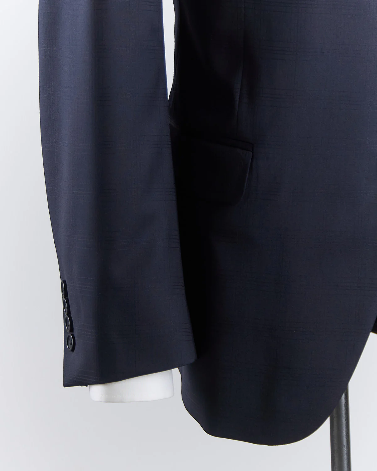 Tone On Tone Jacquard Check Super 110's Stretch 'Gibson' Regular Fit Suit - Image 8