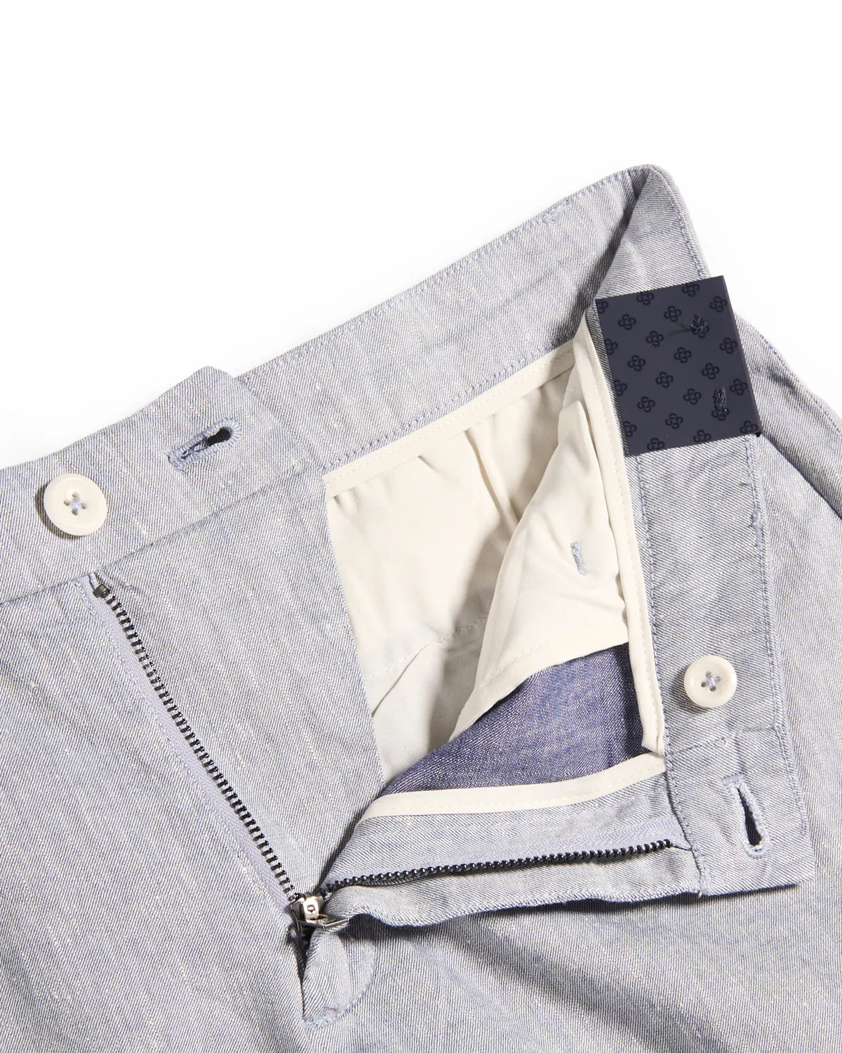 Oasis Bermuda Chambray Twill Shorts - Image 2