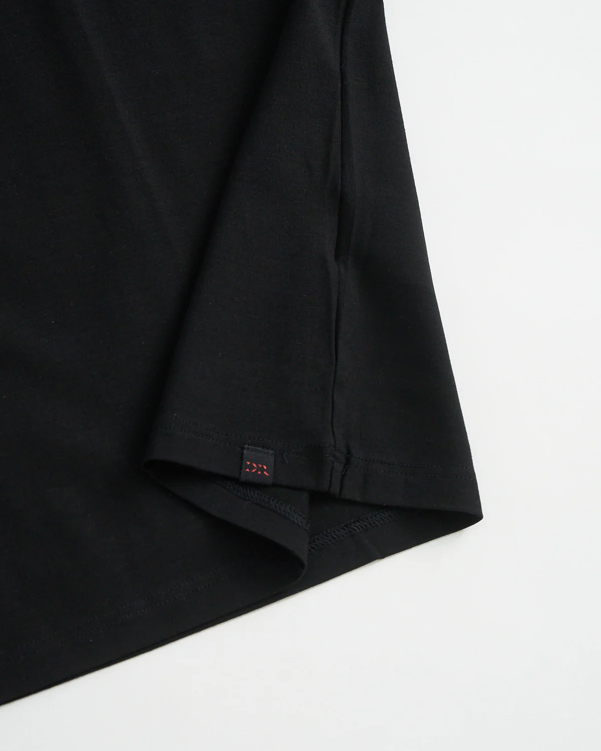 Micro Modal Basel Solid Black Crew Neck T-Shirt - Image 4