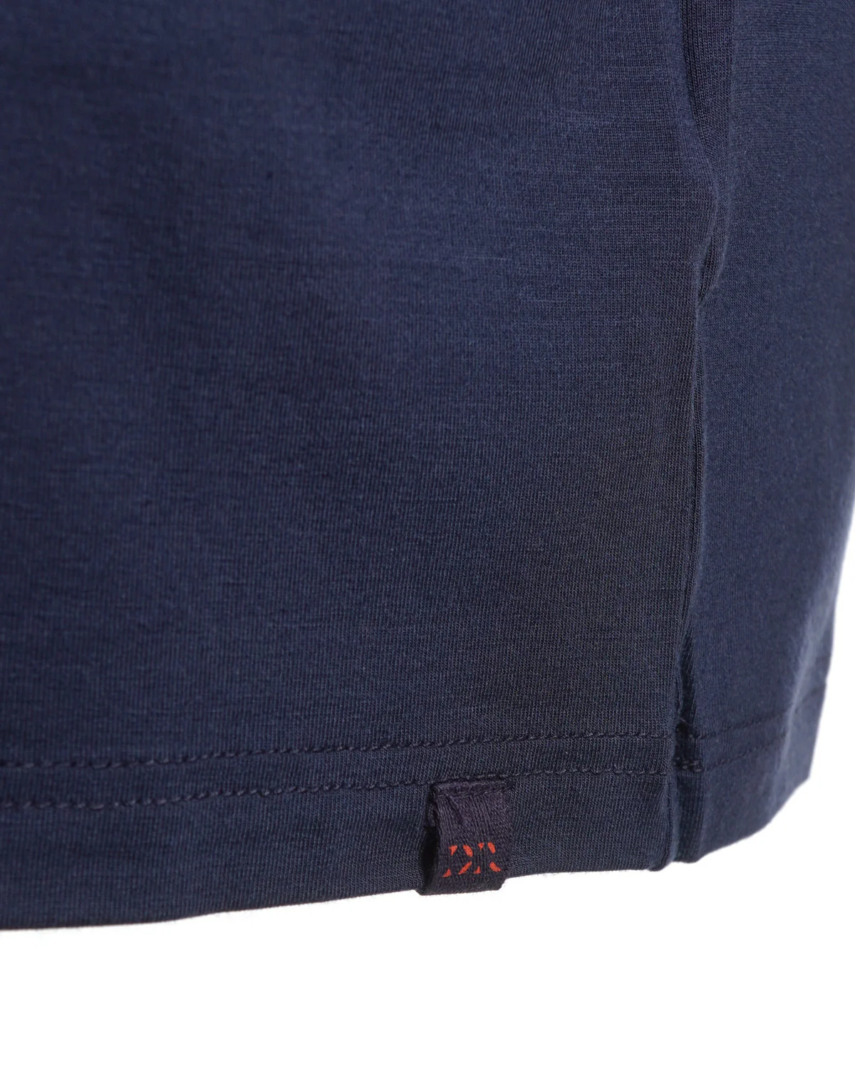 Micro Modal Basel Solid Navy Crew Neck T-Shirt - Image 6