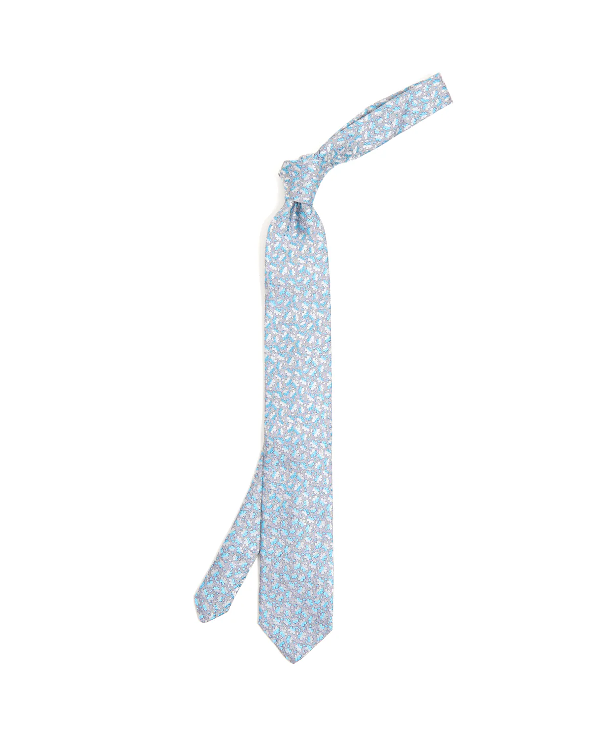 Cascading Daisy Silk Tie