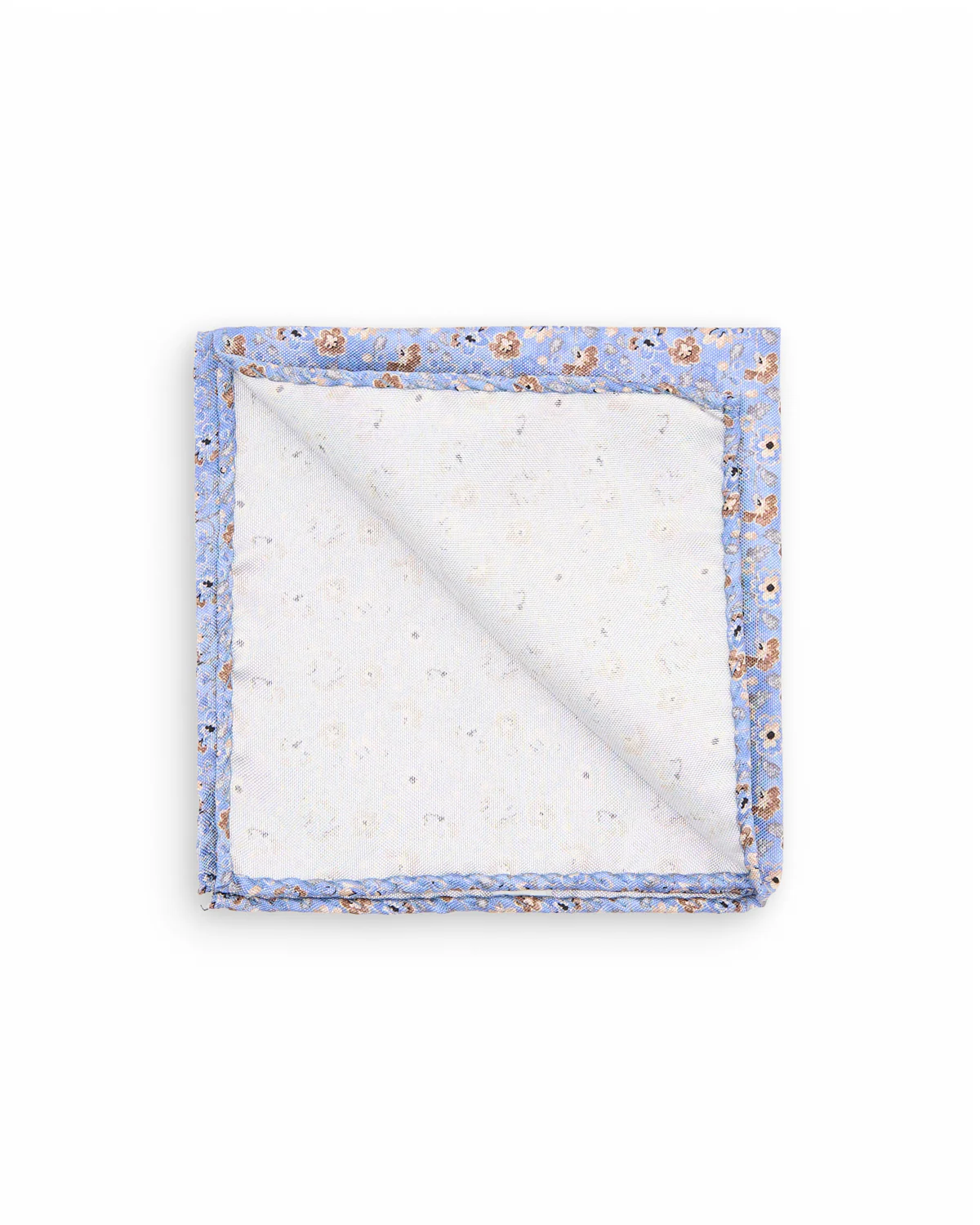 Cornflower Floral Silk Pocket Square - Image 2