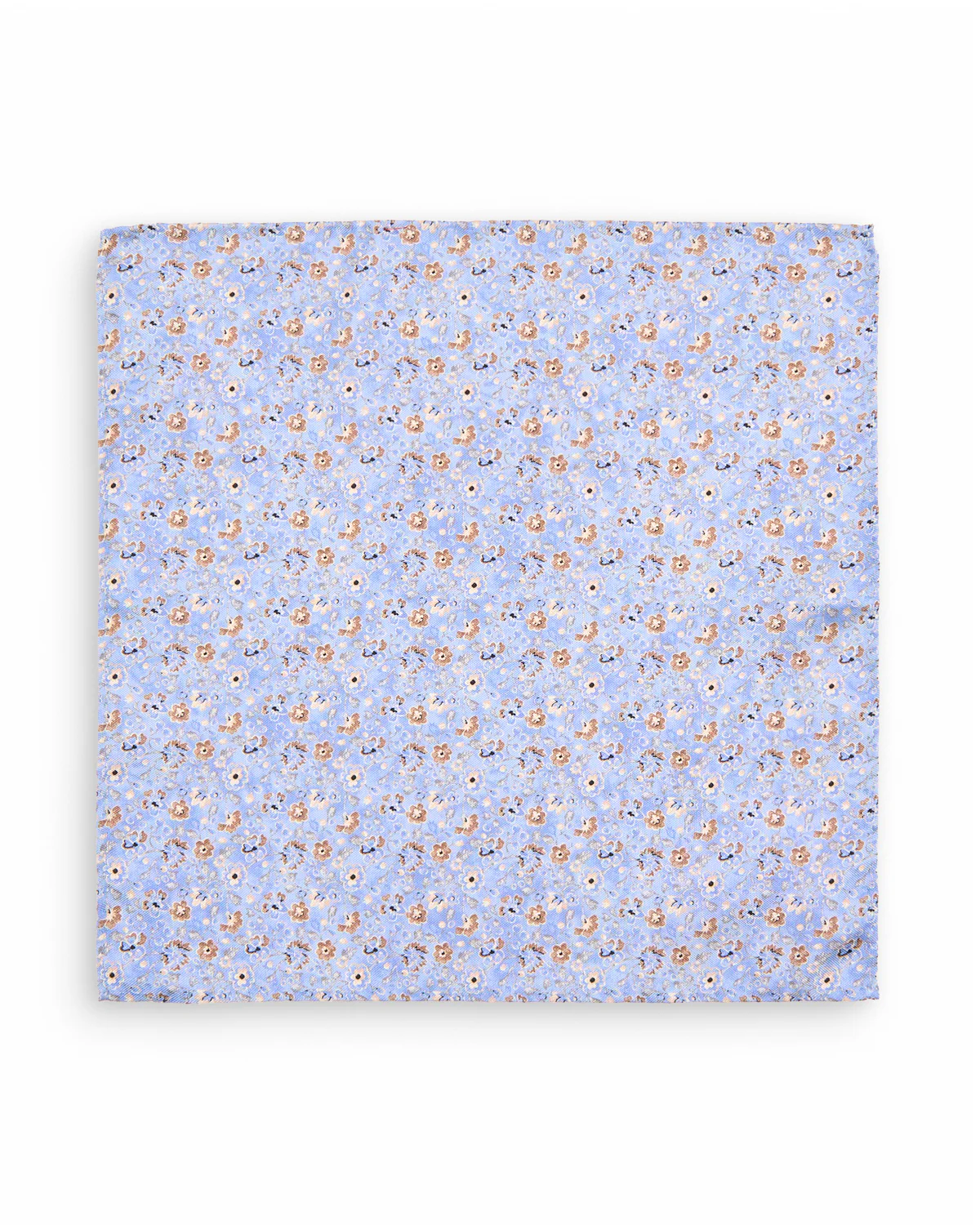 Cornflower Floral Silk Pocket Square - Image 3
