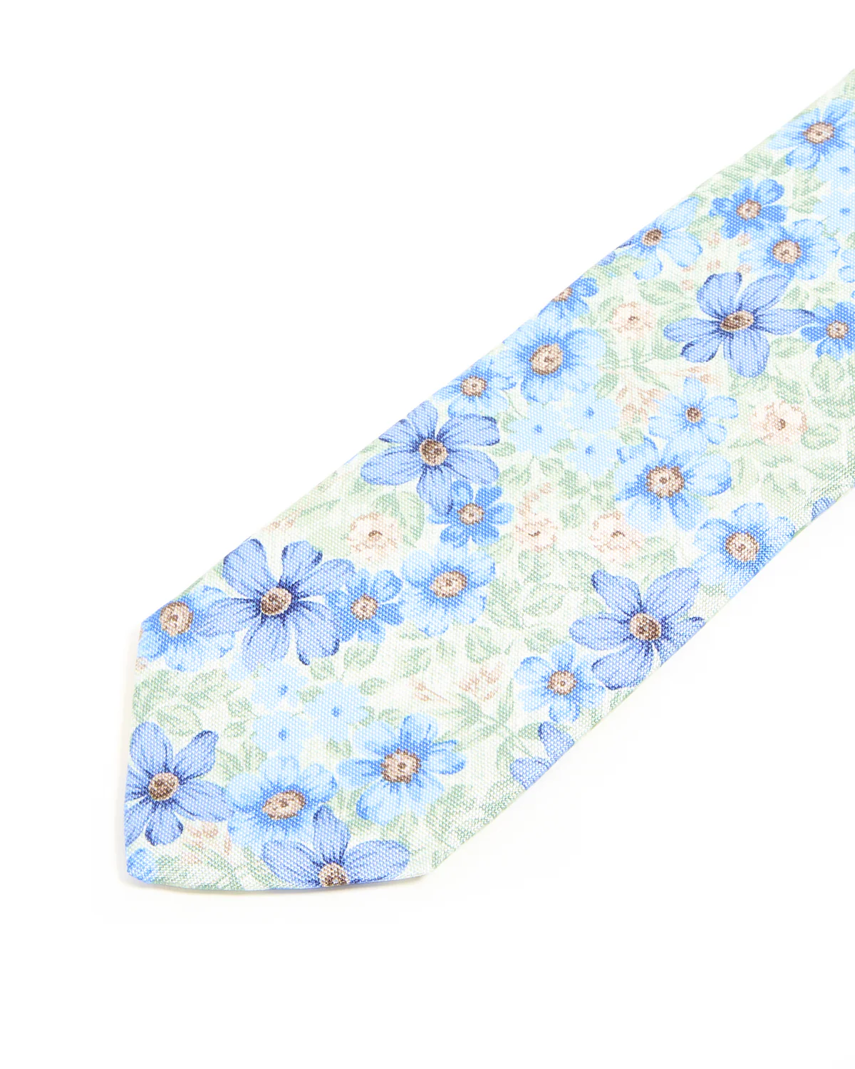 Printed Panama Floral Daisy Silk Tie - Image 3