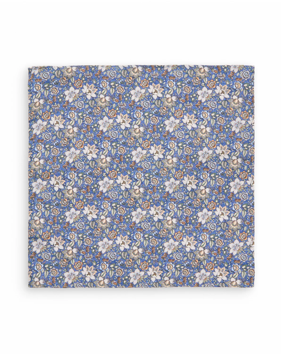 Printed Panama Floral Verdant Melange Pocket Square - Image 3