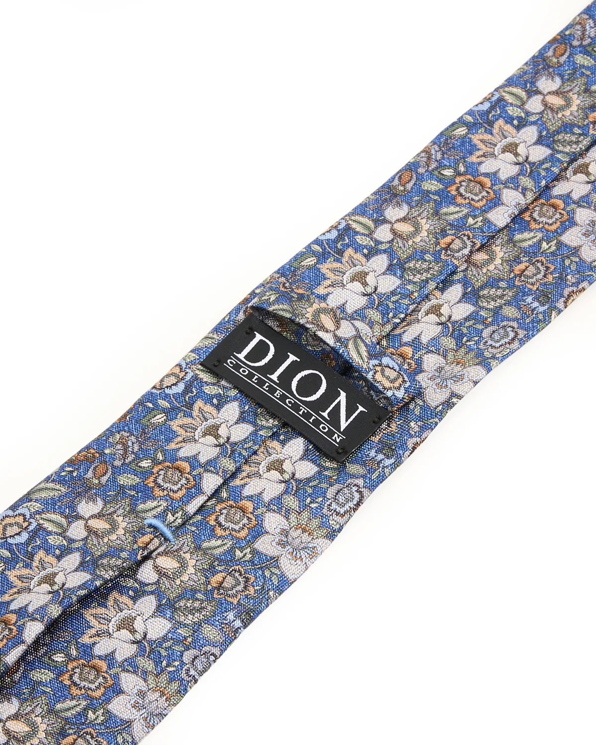 Printed Panama Floral Verdant Melange Silk Tie - Image 2