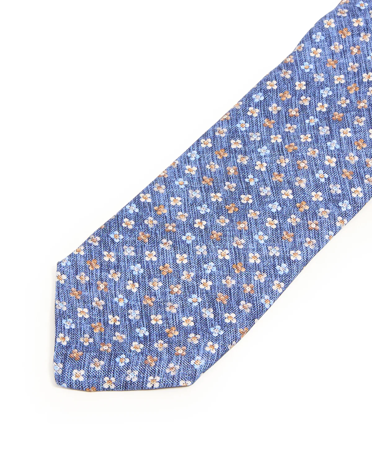 Royal Gold Cross Silk Tie - Image 3