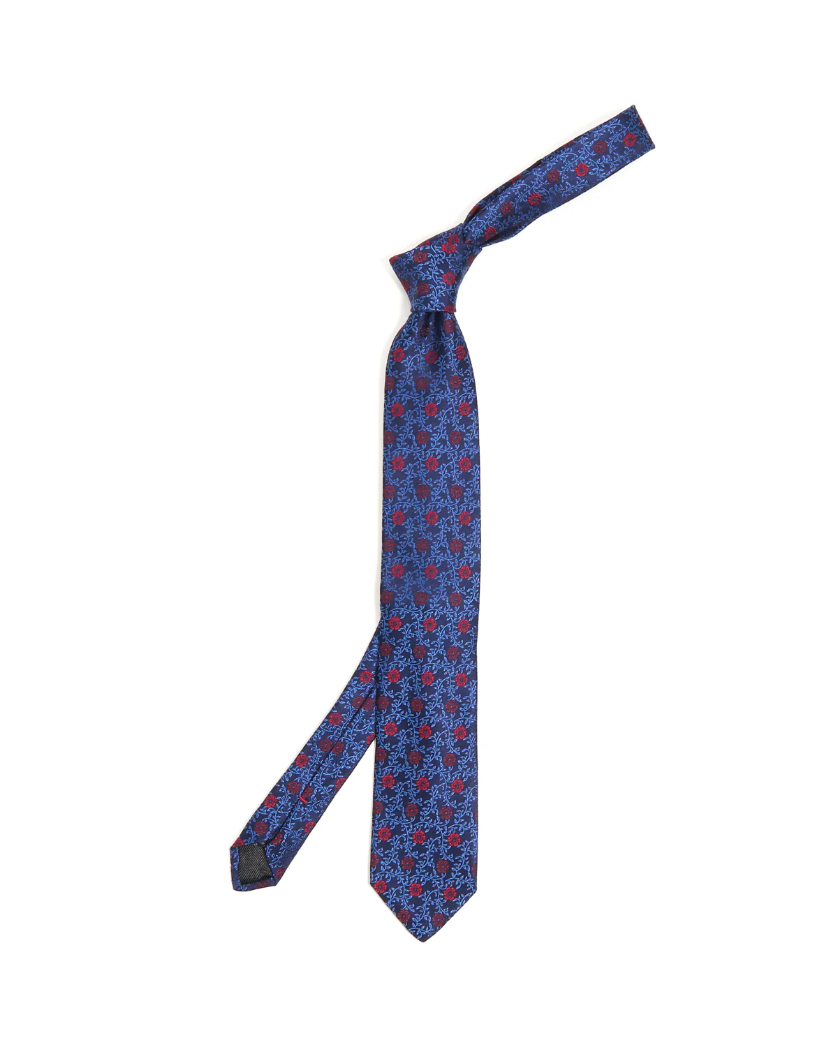Scrolling Vine, Margarita Floral Jacquard Silk Tie