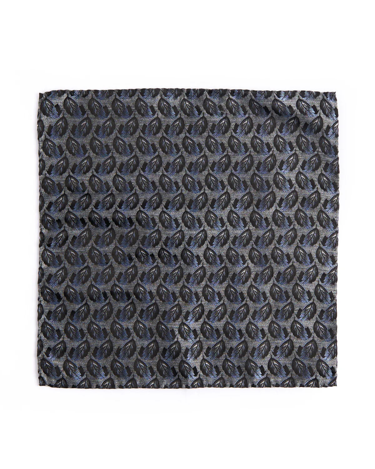 Silk Cascading Leaves Pocket Square - Image 3