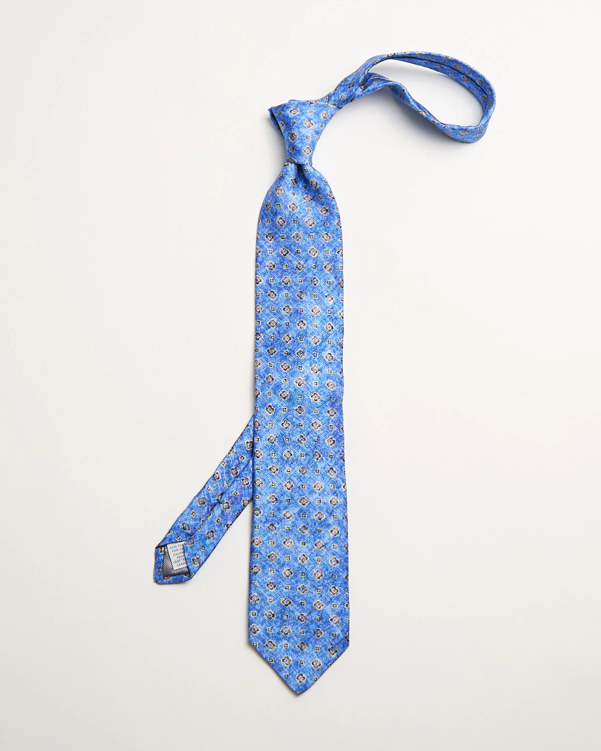 Silk Distressed Medallion Tie