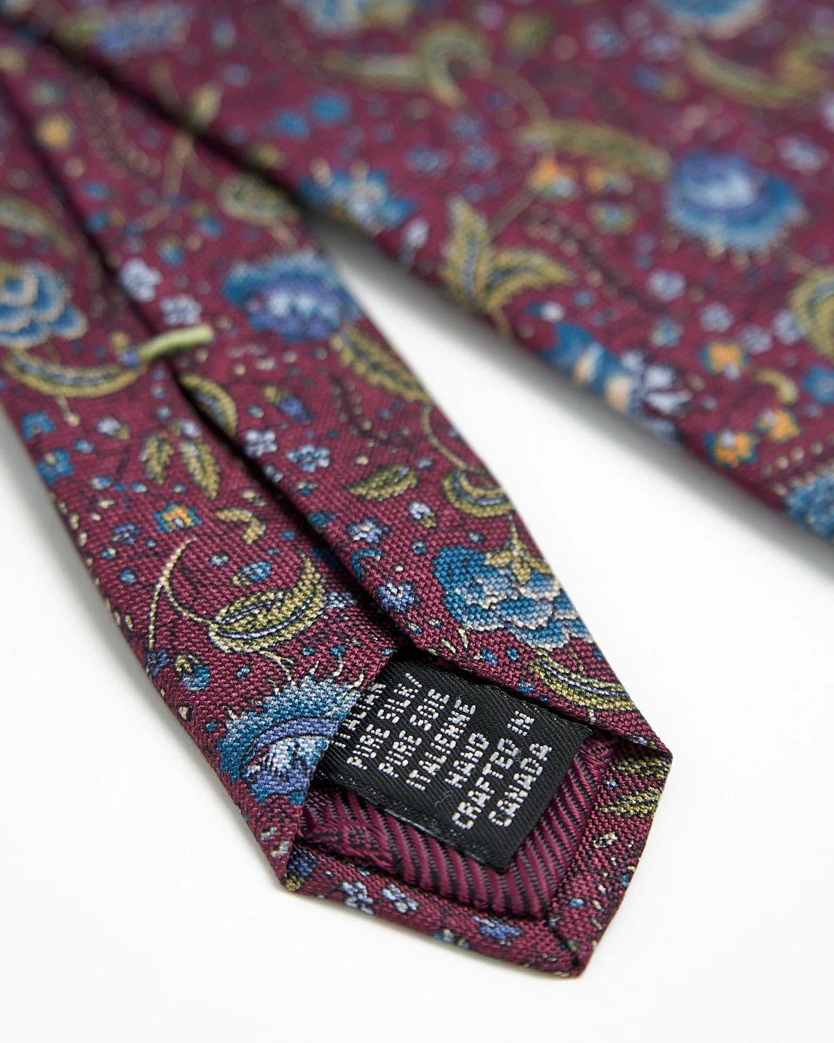 Silk Floral Arrangement Necktie - Image 3