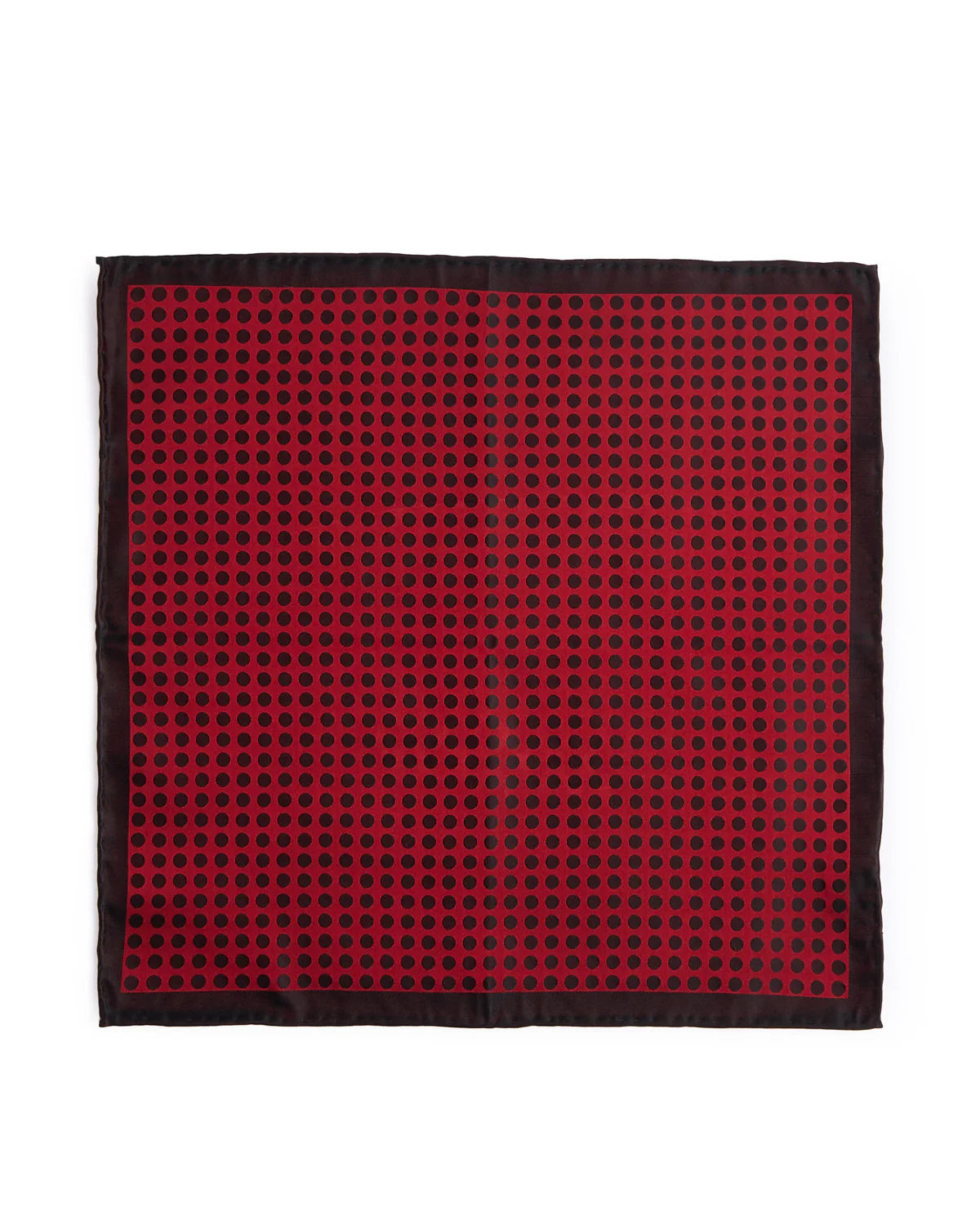 Silk Polka Dot Pocket Square - Image 3