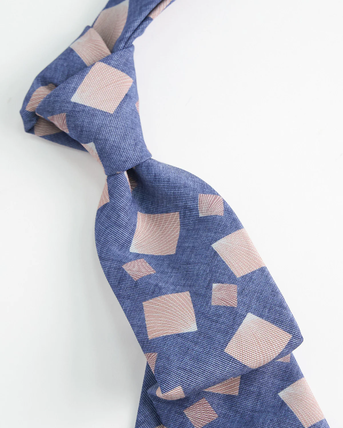 Silk Squares Print Tie - Image 3