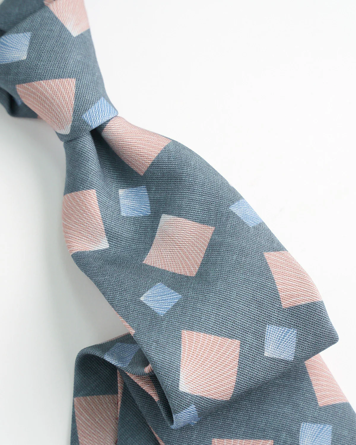 Silk Squares Print Tie - Image 3
