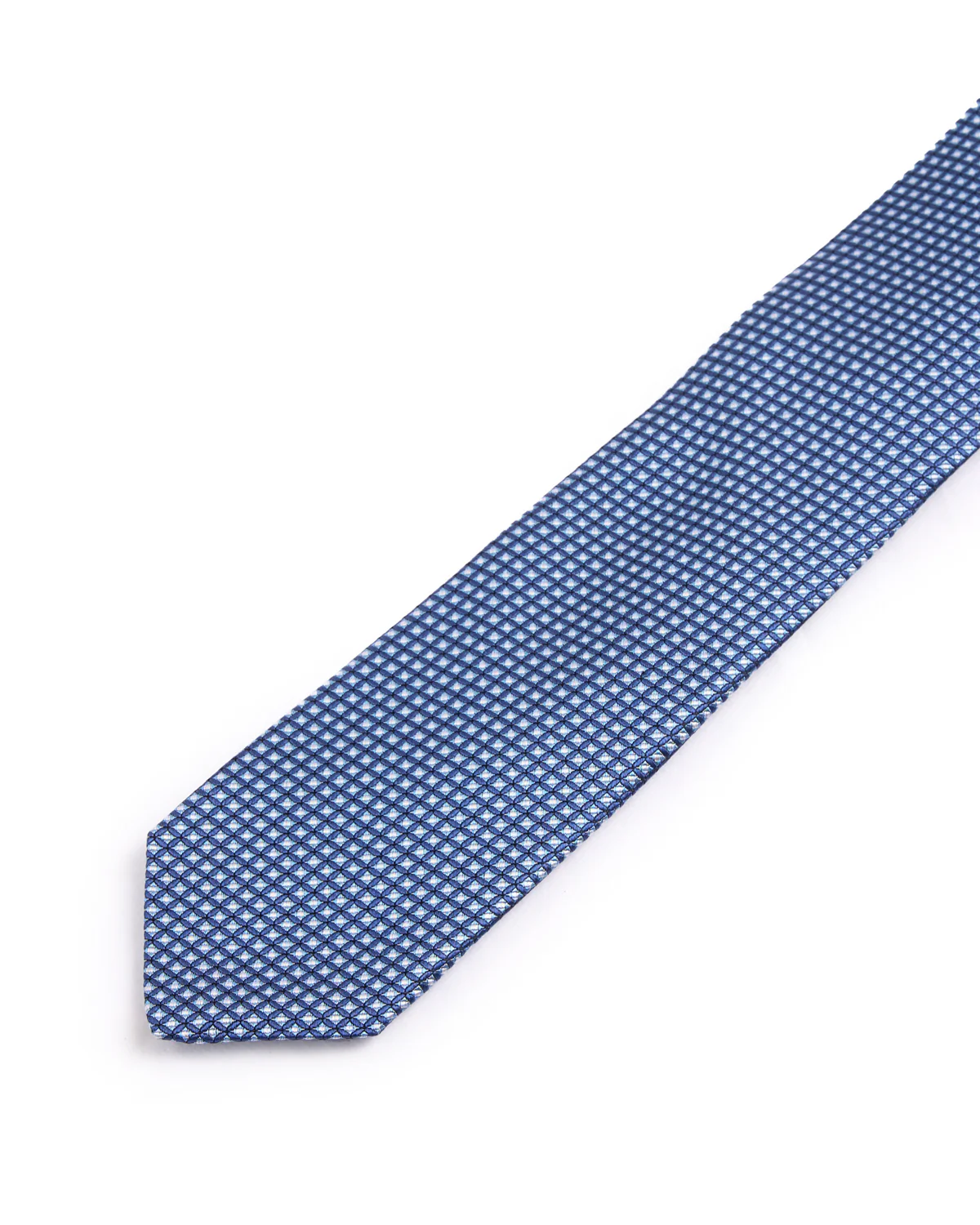 Silk Woven Jacquard Micro Diamond Tie - Image 2