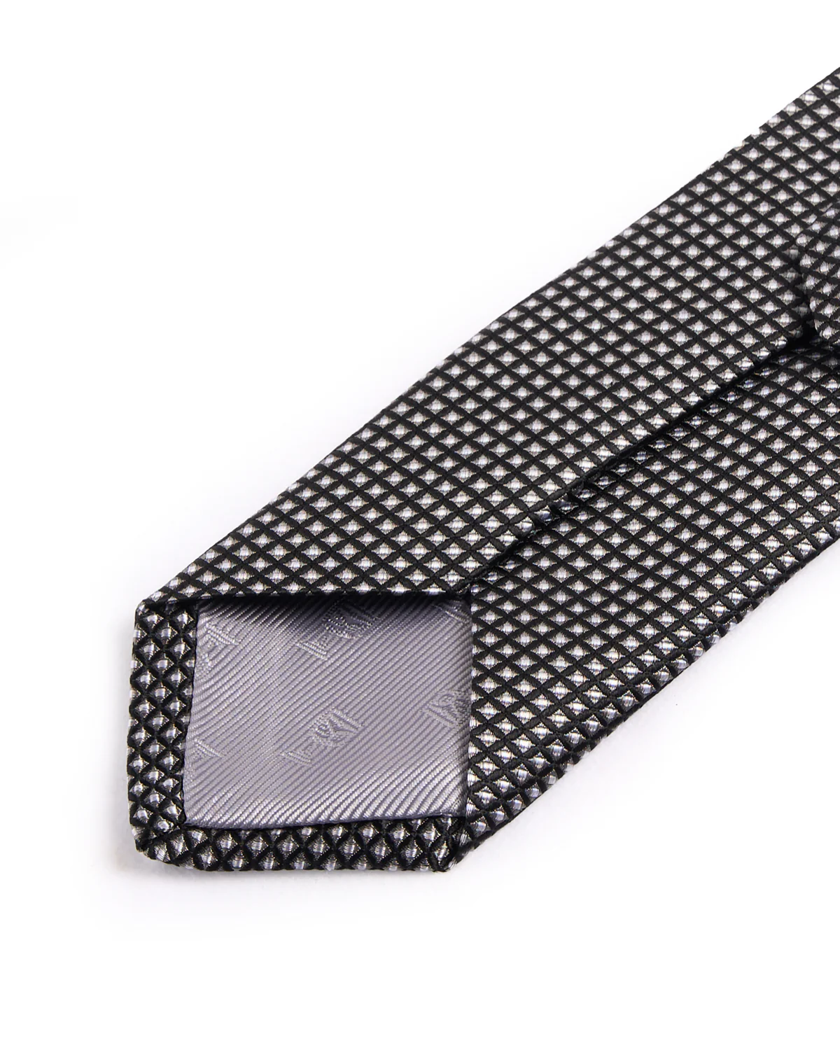Silk Woven Jacquard Micro Diamond Tie - Image 3