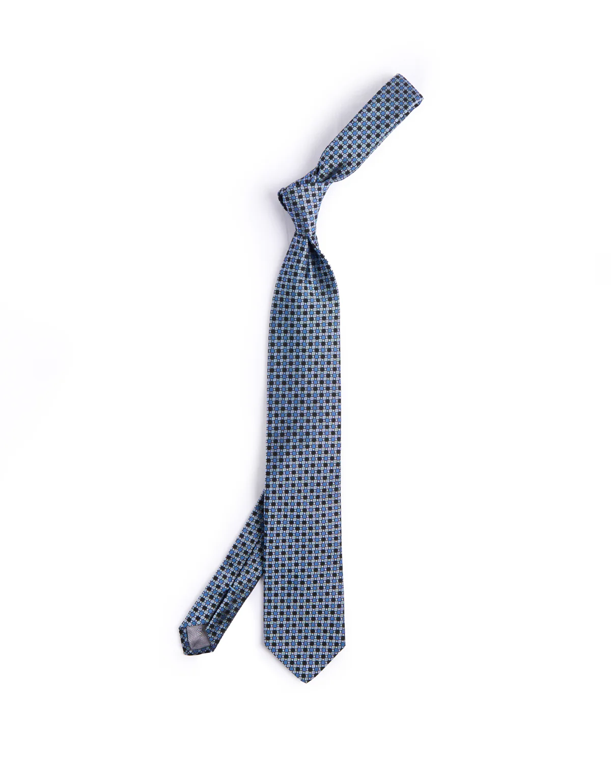 Silk Woven Jacquard Nailhead Neat Tie