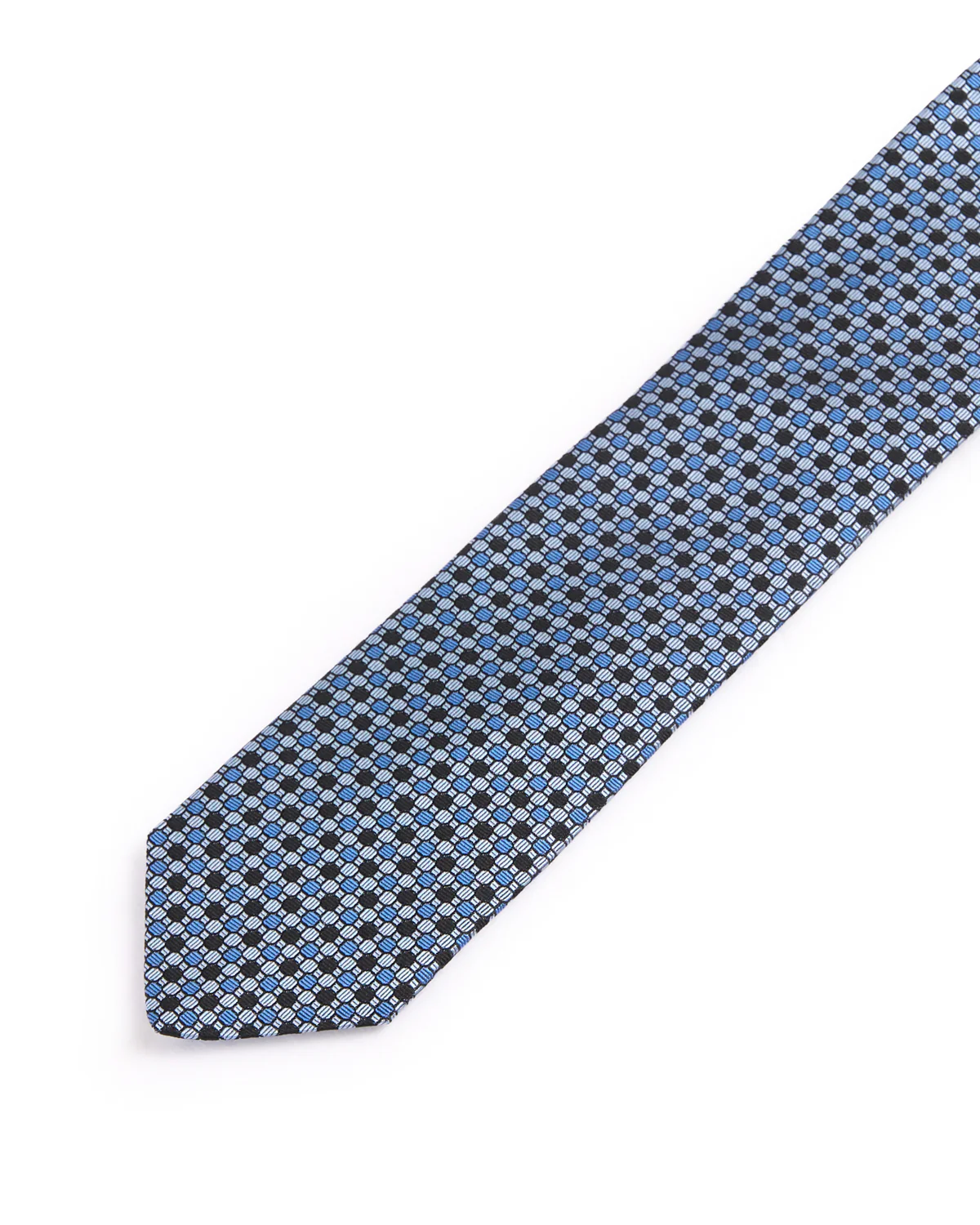 Silk Woven Jacquard Nailhead Neat Tie - Image 2
