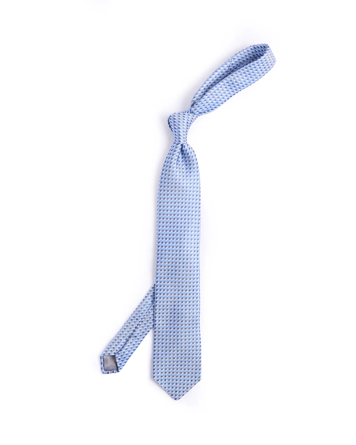Silk Woven Jacquard Transversal Squares Tie