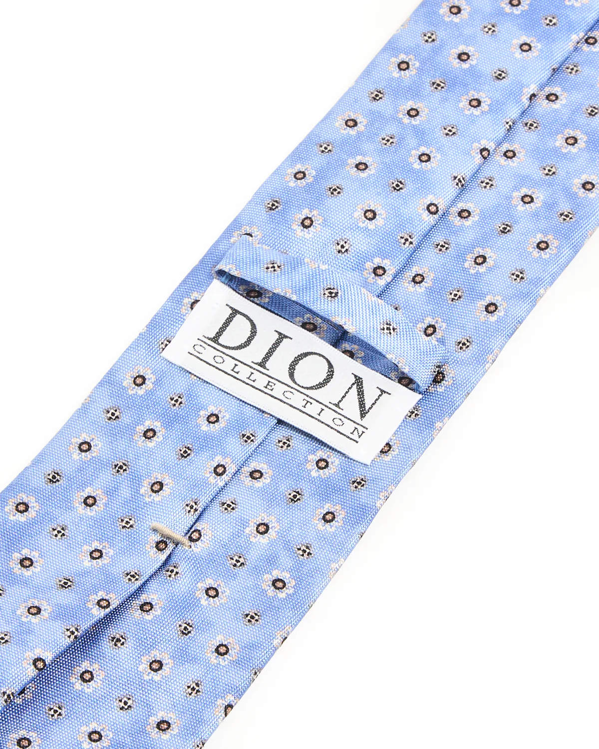 Sky Floral Neat Silk Tie - Image 2